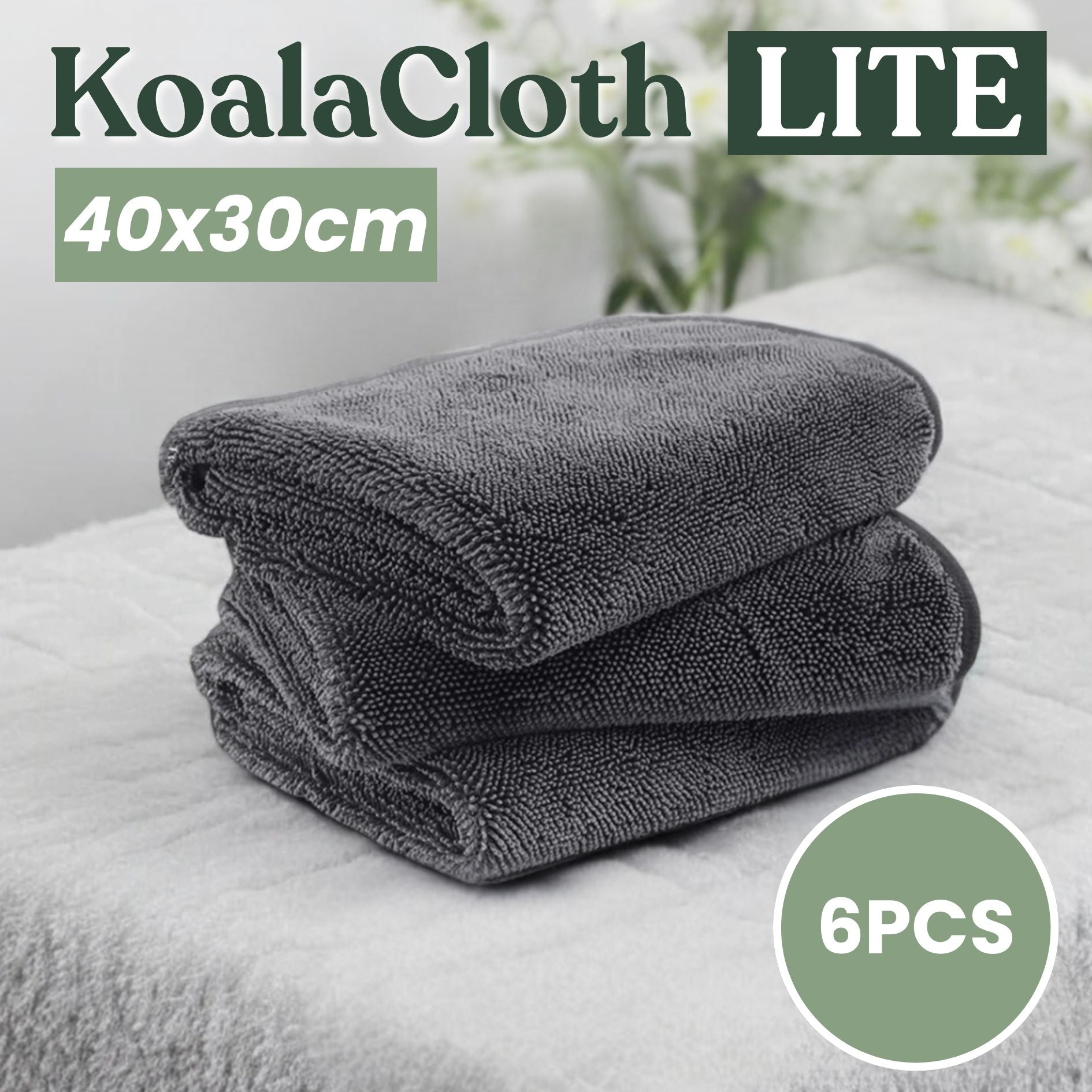 KoalaCloth LITE Bundle (40x30cm) - Smaller Size, Handy & Just As Effective