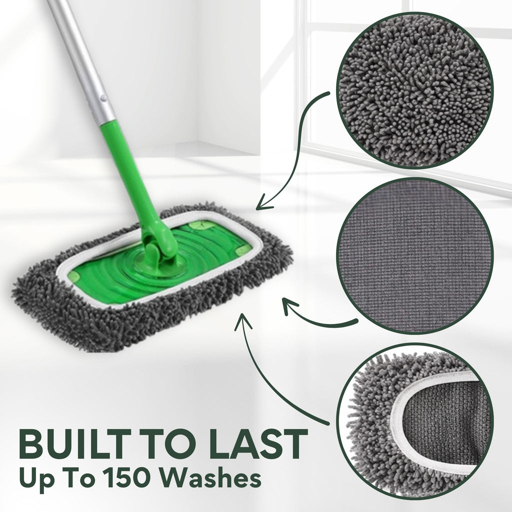 KoalaMop Cloth – Washable & Reusable Mop Pads for Effortless Cleaning