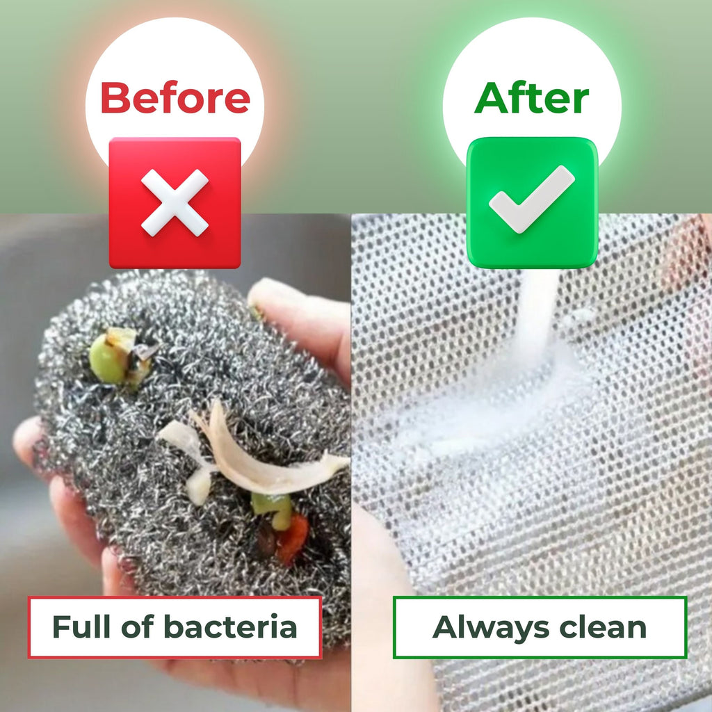 KoalaScrub Single – Hygienic Mesh for Tough, Scratch-Free Cleaning (20x20cm)