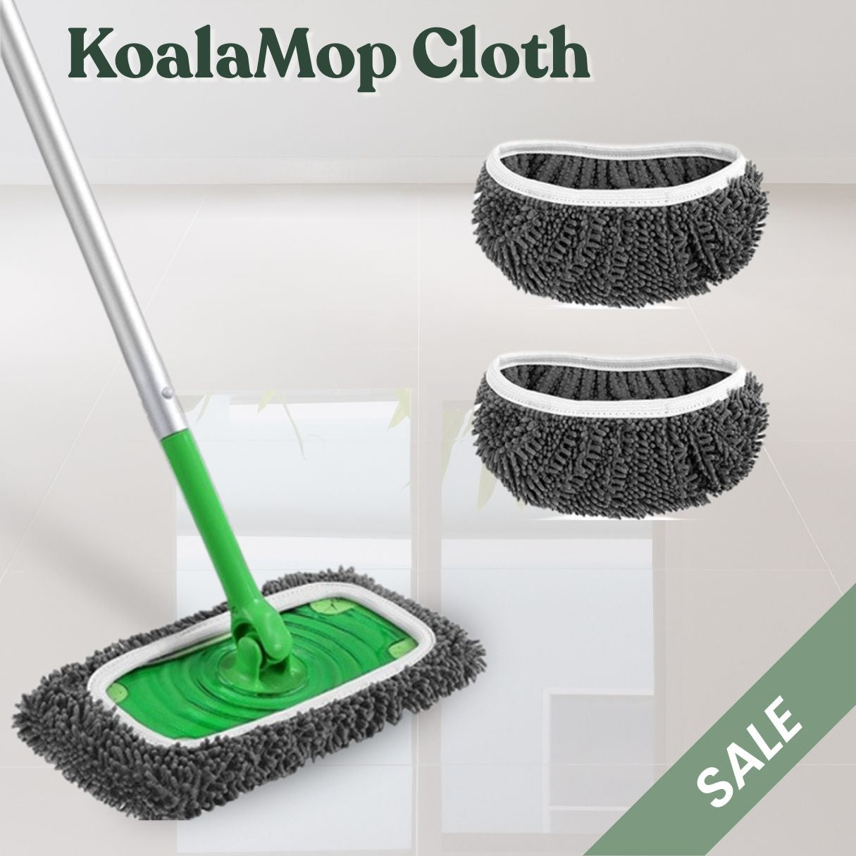 KoalaMop Cloth – Washable & Reusable Mop Pads for Effortless Cleaning